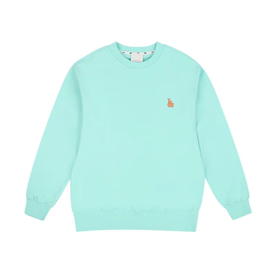 MLB Embroidered Logo Mint Crewneck Sweatshirt Unisex Casual Wear Long Sleeve 31MT01011-07T