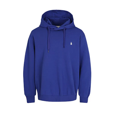 MLB Embroidered Logo Unisex Long Sleeve Sweatshirt Blue 31HD01941-07U