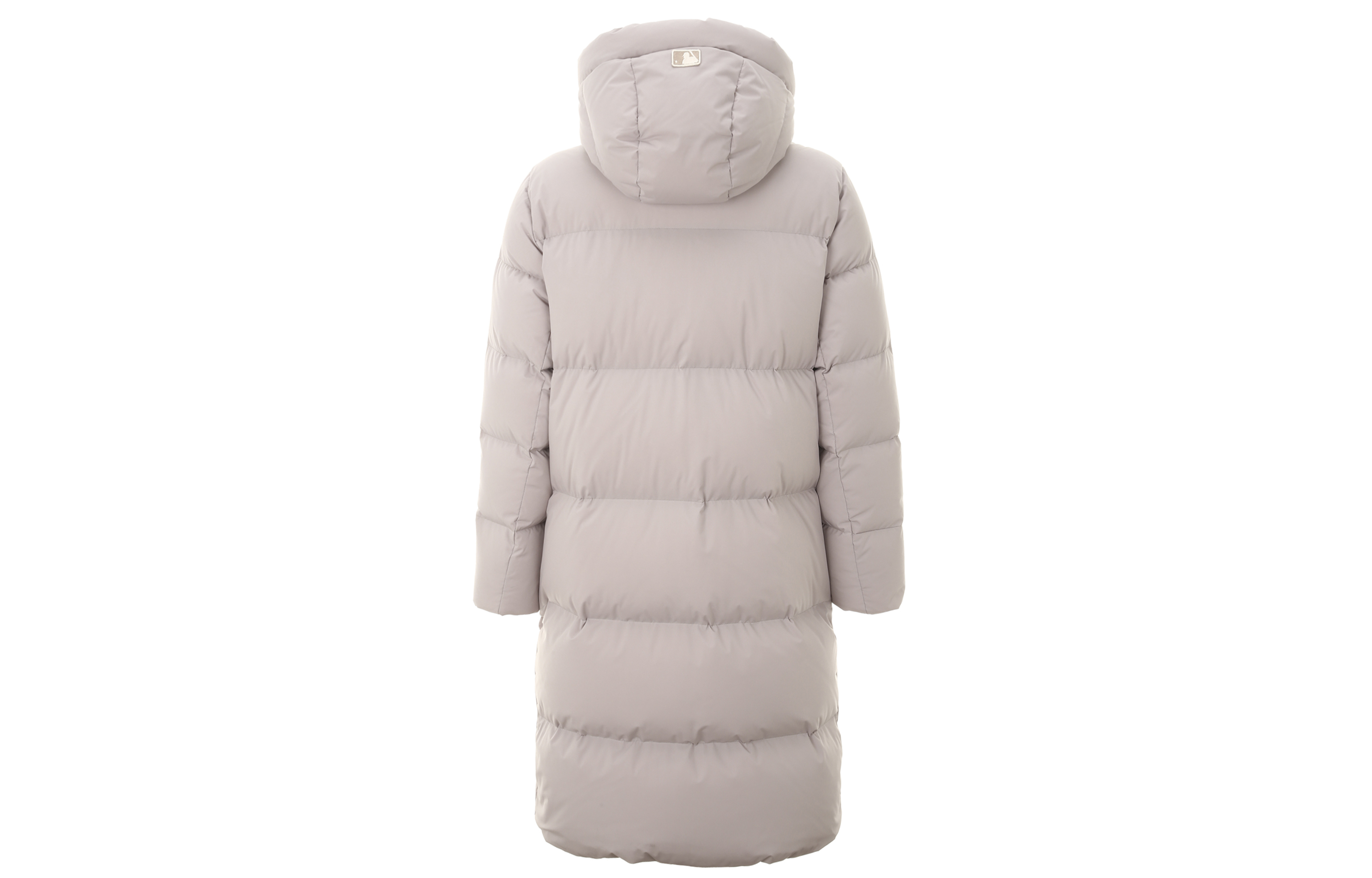 MLB Embroidered New York Yankees Unisex Beige Long Hooded Down Jacket 31DJ02961-50B 圖 3