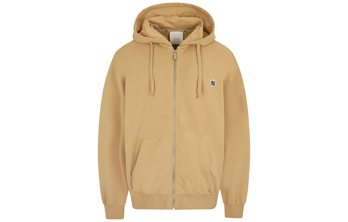 MLB Embroidered Sports Hoodie Unisex Beige 31TR01011-50B