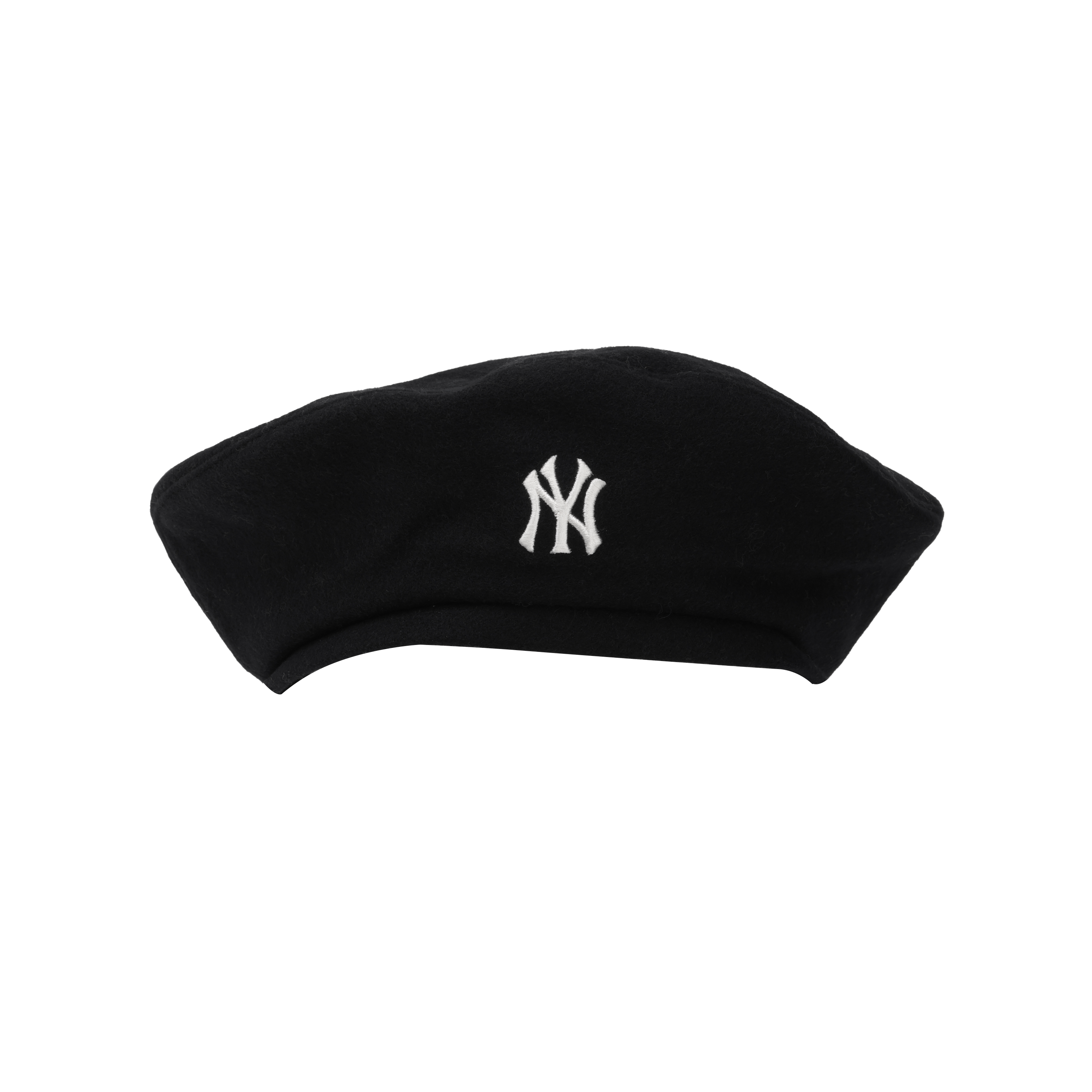 MLB Fashion Trend Logo Embroidered Beret Black Unisex 3ACBB0126-50BKS