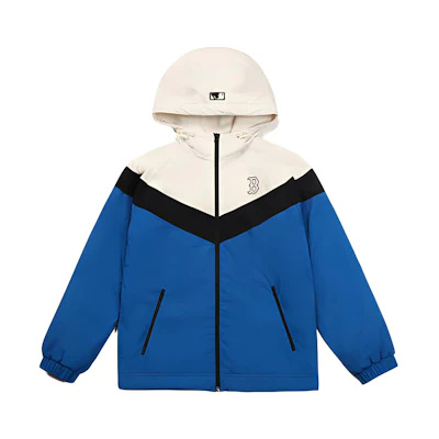 MLB Fleece Hooded Jacket Unisex Blue White 31JP01041-43U