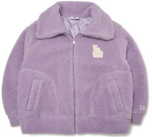 MLB Fleece Zip-Up Jacket Los Angeles Dodgers Purple Unisex Plush Long Sleeve 3AJPF0216-07LDL MLB Fleece Zip-Up Jacket Los Angeles Dodgers Purple Unisex Plush Long Sleeve 3AJPF0216-07LDL