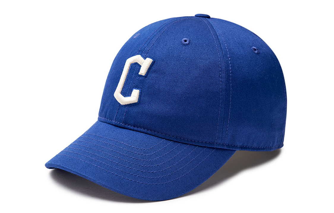 MLB Front "C" Logo Baseball Cap Unisex Couple Style Blue 3ACP6601N45RBS