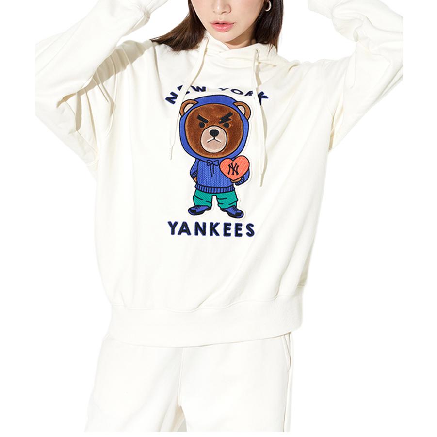 Purchase MLB怒脸熊印花男女同款米色长袖休闲卫衣 3AHDE0126-50CRS