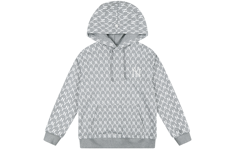 MLB Full Logo Hoodie Unisex Gray - Perfect Gift Recommendation 31HDM1111-50M