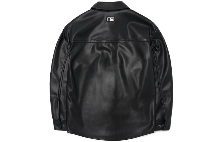 MLB FW22  Black Solid Letter Patch Long Sleeve Jacket 3AWSB0324-50BKS 圖 3