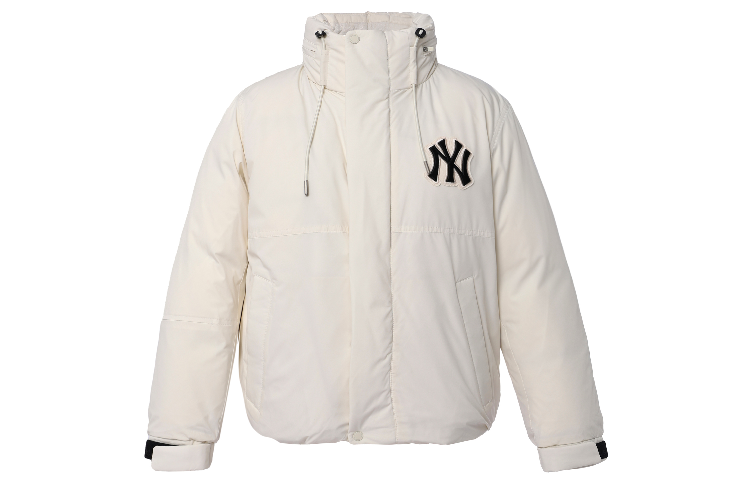 MLB FW22  Short White Down Jacket with Hood, Windproof and Warm. 3ADJB1126-50CRS