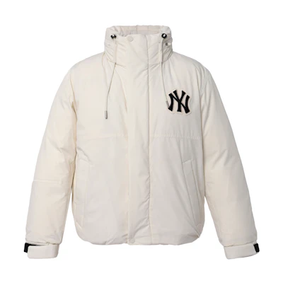 MLB FW22 Short White Down Jacket with Hood, Windproof and Warm. 3ADJB1126-50CRS