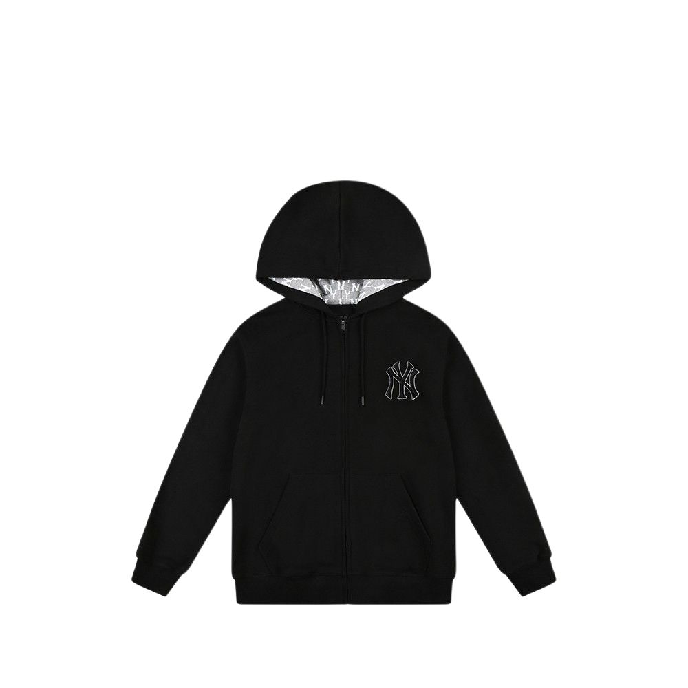 MLB FW22 Back NY Logo Unisex Hoodie Black 31TRM3111-50L