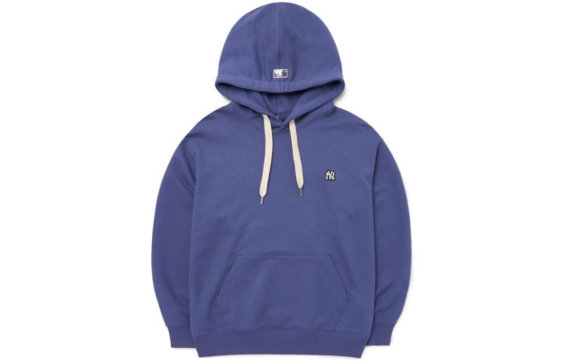 MLB FW22 Basic Logo Solid Color Hoodie Unisex - Dark Blue 3AHDB0124-50NYL