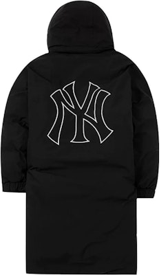 MLB FW22 Black Logo Hooded Long Down Jacket Unisex Windproof Warm Coat. 3ADJB1426-50BKS Lookbook MLB FW22 Black Logo Hooded Long Down Jacket Unisex Windproof Warm Coat. 3ADJB1426-50BKS