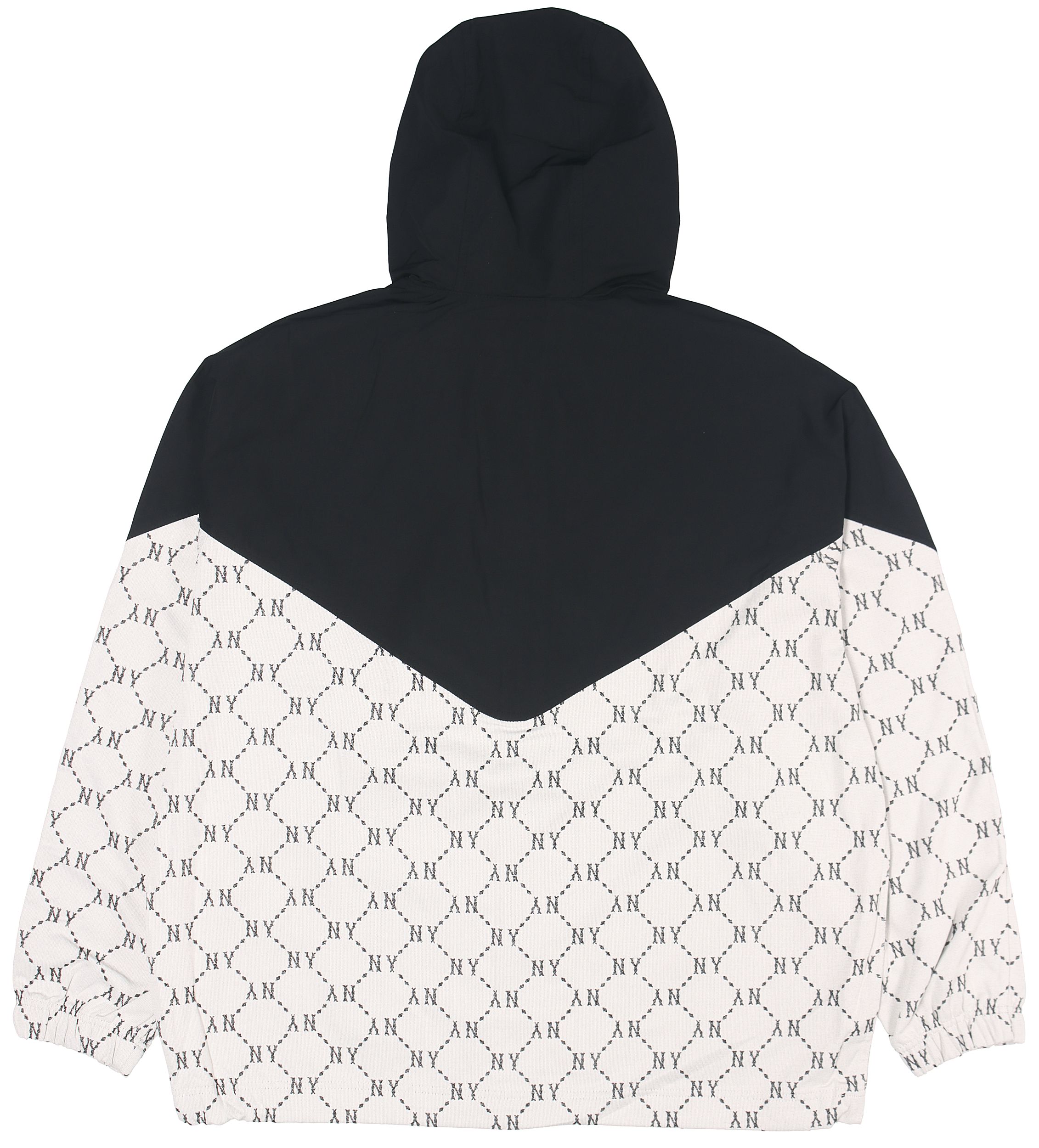 MLB FW22 Black Patchwork Logo Embroidered Hoodie Jacket Unisex. 3AWJM0224-50CRS 圖 3