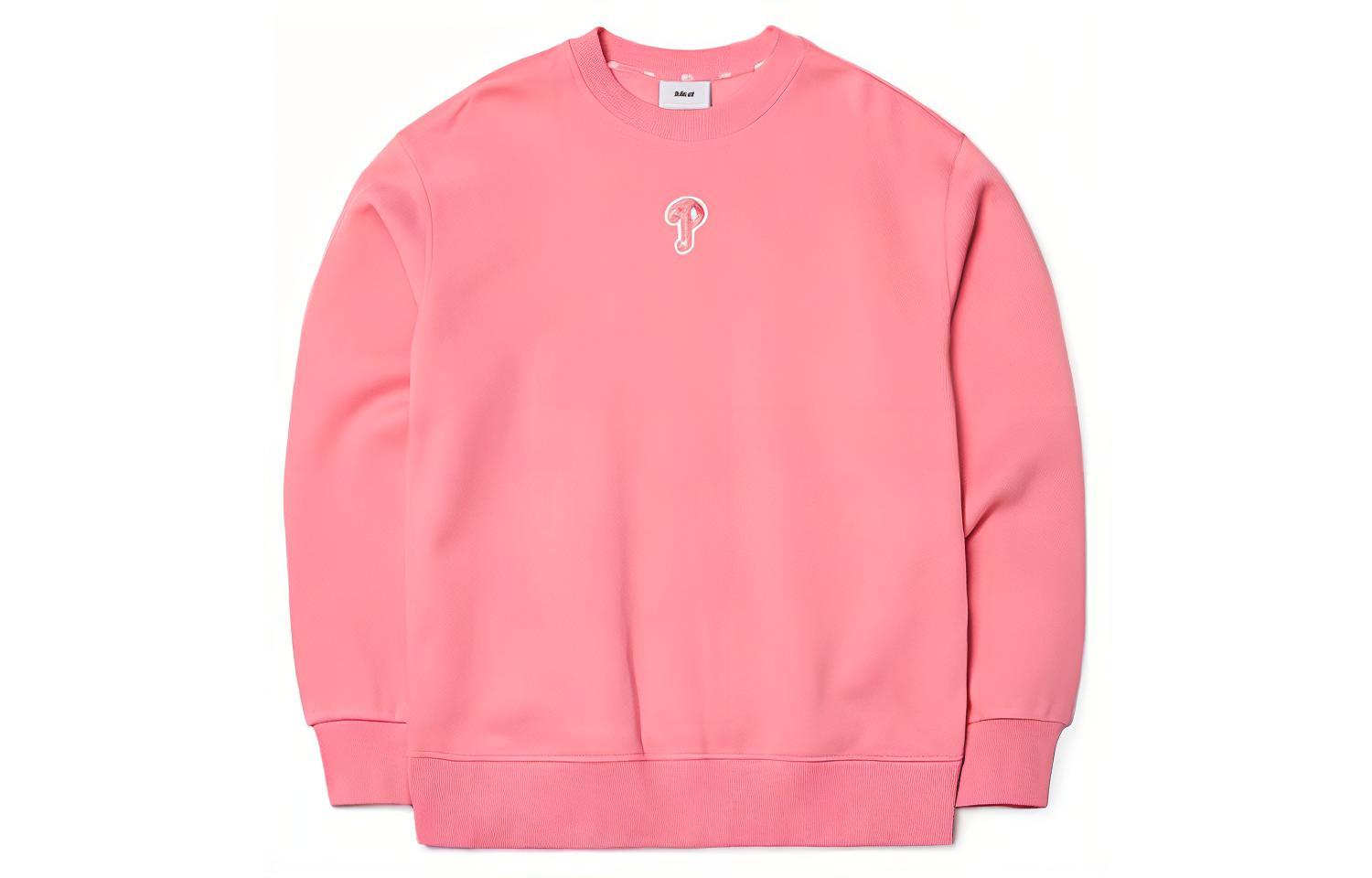 MLB FW22 Coral Unisex Letter Print Crewneck Sweatshirt Long Sleeve 3AMTB5116-10COS
