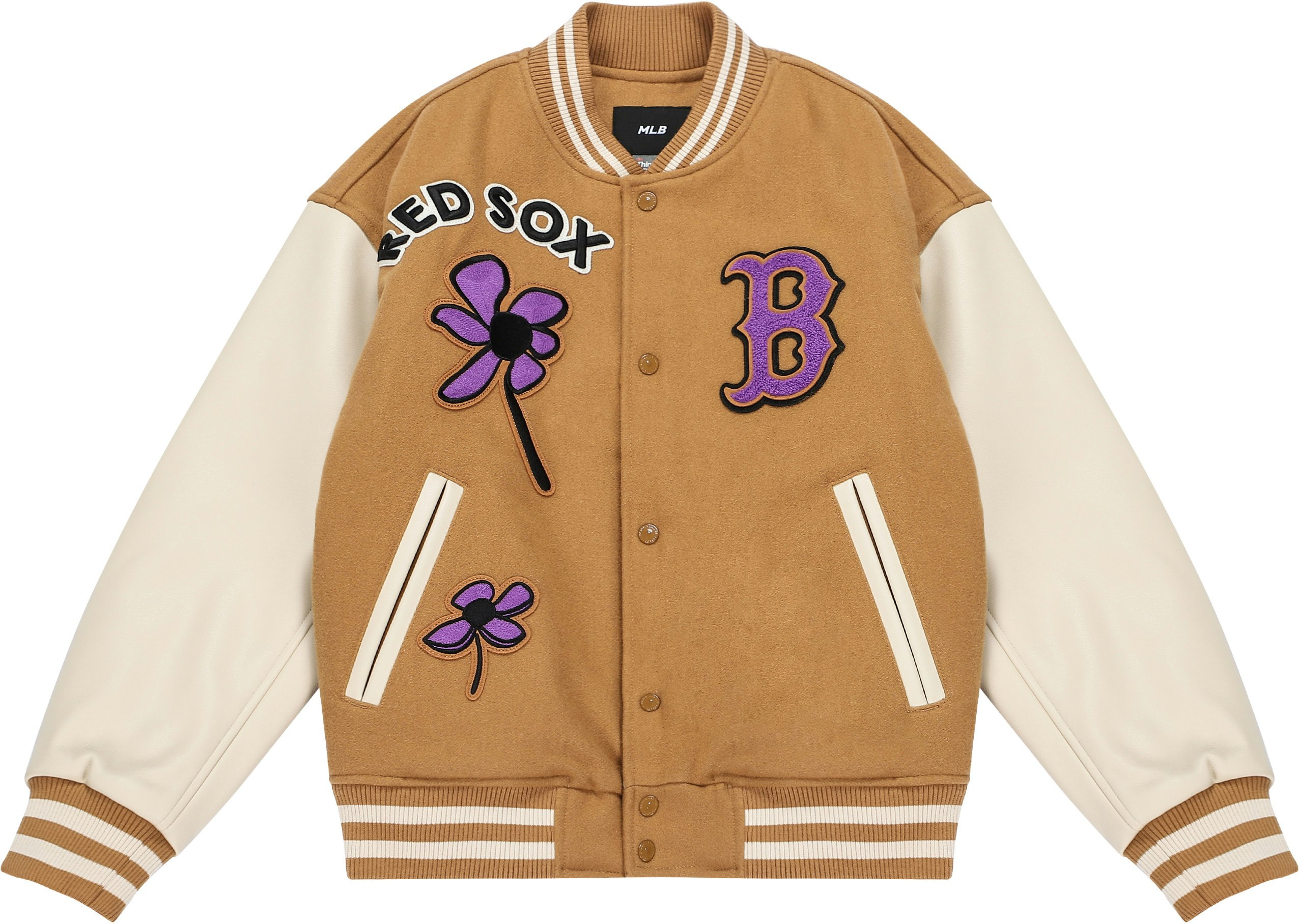 mlb-fw-22-embroidered-button-up-baseball-jacket-khaki-unisex-couple-style-3-ajpf-0124-43-bgd