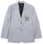 Order Blazer Unisex MLB FW22 Gris con Parche de Letras Sólidas y Botón Simple. 3AJK01014-50GRS