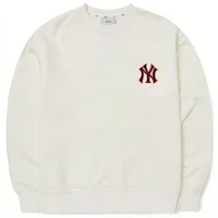 MLB FW22 Logo Crewneck Retro Sports Sweatshirt Unisex Off-White 3AMTB0626-50IVS MLB FW22 Logo Crewneck Retro Sports Sweatshirt Unisex Off-White 3AMTB0626-50IVS