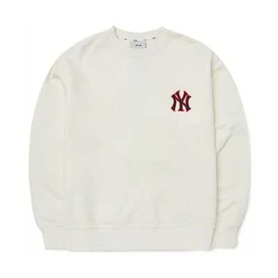 MLB FW22 Logo Crewneck Retro Sports Sweatshirt Unisex Off-White 3AMTB0626-50IVS