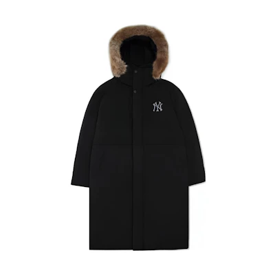 MLB FW22 New York Yankees Black Puffer Jacket Winter Unisex Hoodie Coat 3ADJEC626-50BKS