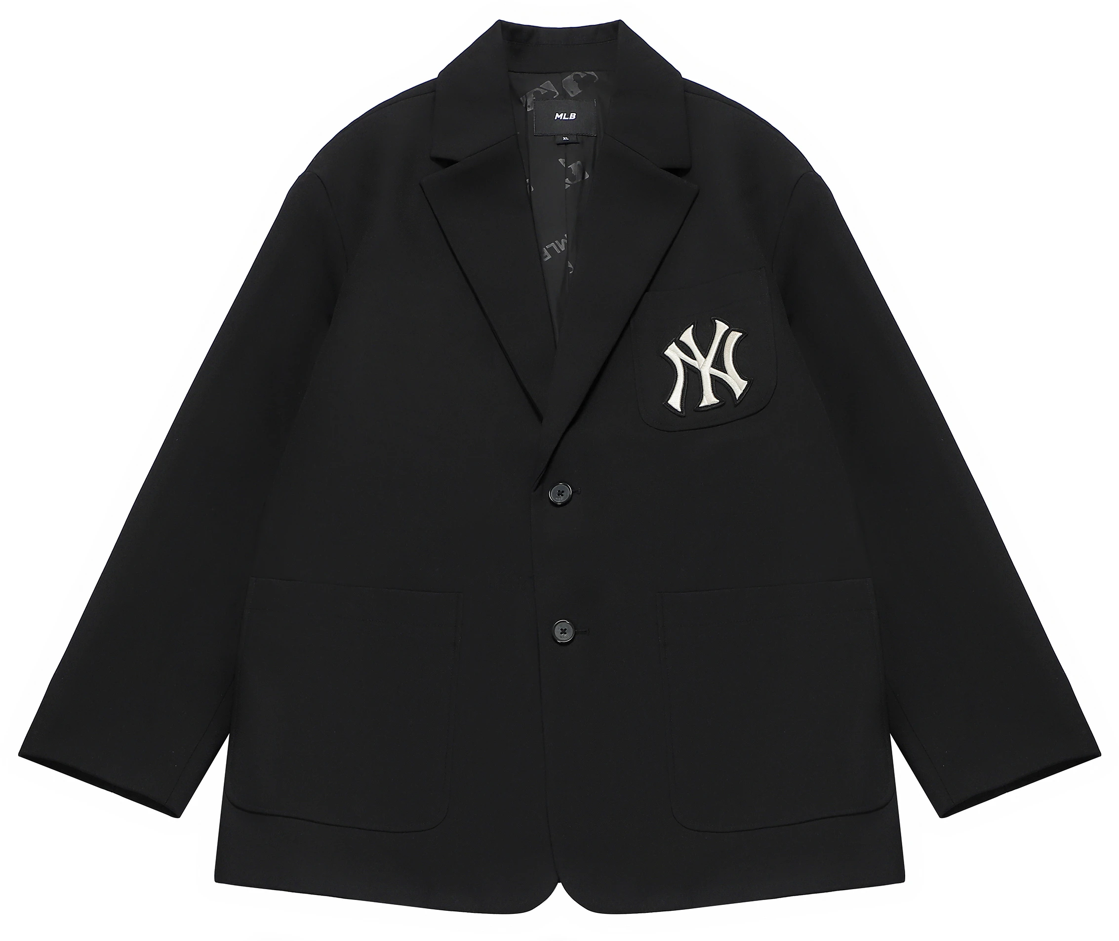 mlb-fw-22-new-york-yankees-logo-embroidered-oversized-blazer-unisex-black-back-to-school-3-ajkb-5124-50-bks