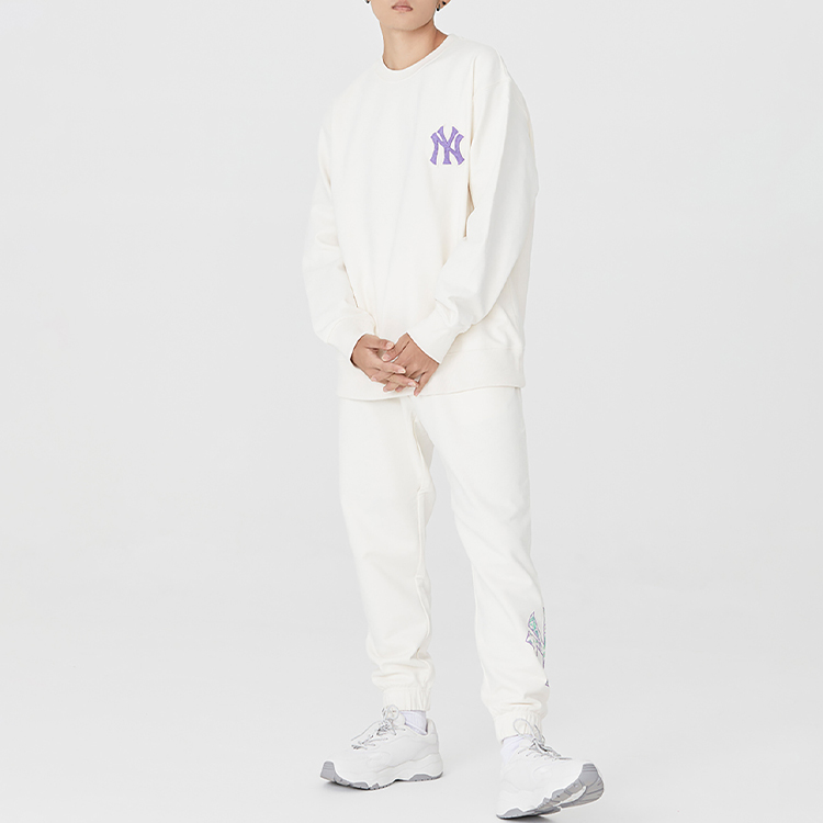 MLB FW22 New York Yankees Paisley Crewneck Oversized Sweatshirt Unisex Off-White 3AMTI0126-50CRS 圖 4