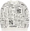 Order MLB FW22 紐約洋基復古塗鴉印花白色連帽長袖上衣 男女適穿 3AMTZ0124-50IVS