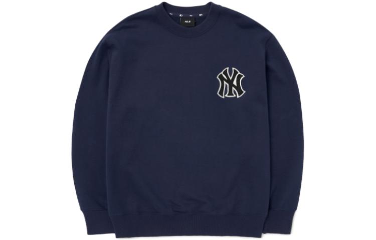 MLB FW22 Paisley Print Oversized Crewneck Sweatshirt Unisex 3AMTI0126-50NYD 圖 2