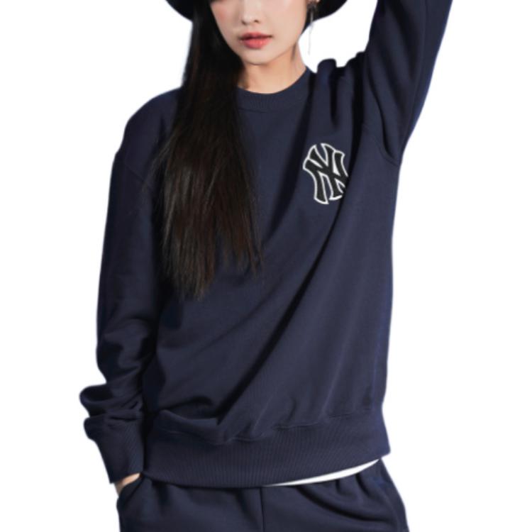 MLB FW22 Paisley Print Oversized Crewneck Sweatshirt Unisex 3AMTI0126-50NYD 圖 4