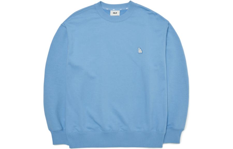 MLB FW22 Retro Sports Logo Print Pullover Sweatshirt Unisex Blue 3AMTB0124-07BLL