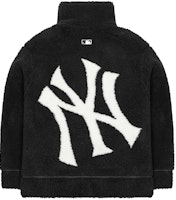 MLB FW22 Unisex Black Sherpa Fleece Jacket Windproof and Warm. 3AFDB0326-50BKS MLB FW22 Unisex Black Sherpa Fleece Jacket Windproof and Warm. 3AFDB0326-50BKS