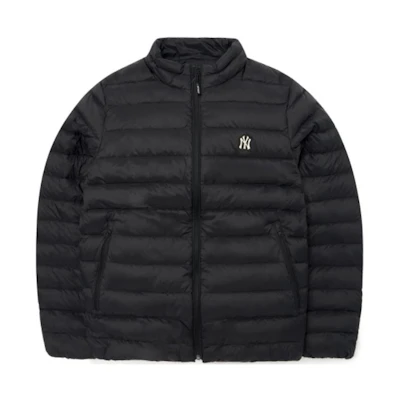 MLB FW22 Unisex Lightweight Logo Puffer Jacket Black Winter Edition 3ADJB1626-50BKS