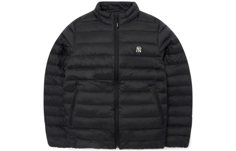 Order MLB FW22 ユニセックス ロゴ入りライトウェイトブラックダウンジャケット 冬仕様 3ADJB1626-50BKS