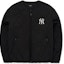 Buy MLB FW22 Unisex Logo Collarless Long Sleeve Cotton Jacket Black 3APDB0126-50BKS