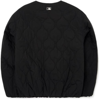 MLB FW22 Unisex Logo Collarless Long Sleeve Cotton Jacket Black 3APDB0126-50BKS Lookbook MLB FW22 Unisex Logo Collarless Long Sleeve Cotton Jacket Black 3APDB0126-50BKS