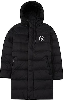 MLB FW22 Unisex Long Black Down Jacket with Hood Regular Fit 3ADJB0326-50BKS Order MLB FW22 Unisex Long Black Down Jacket with Hood Regular Fit 3ADJB0326-50BKS