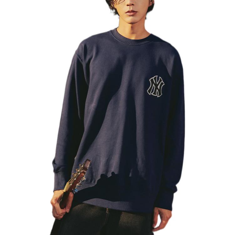 MLB FW22 Unisex Navy Blue Crewneck Pullover Sweatshirt 3AMTI0126-1 圖 4