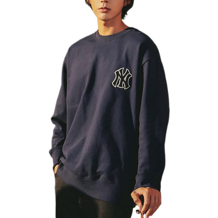 MLB FW22 Unisex Navy Blue Crewneck Pullover Sweatshirt 3AMTI0126-1 圖 6