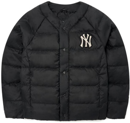 MLB FW22 Unisex Short Puffer Jacket Black with Logo Embroidery. 3ADJB0126-50BKS Order MLB FW22 Unisex Short Puffer Jacket Black with Logo Embroidery. 3ADJB0126-50BKS