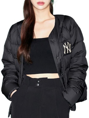 MLB FW22 Unisex Short Puffer Jacket Black with Logo Embroidery. 3ADJB0126-50BKS Purchase MLB FW22 Unisex Short Puffer Jacket Black with Logo Embroidery. 3ADJB0126-50BKS