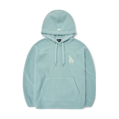 MLB FW22 Unisex Solid Color Pullover Hoodie with Drawstring Blue 3AHDB0526-07BLL
