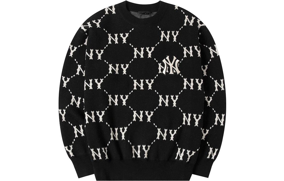 MLB FW22 Vintage Monogram Long Sleeve Sweatshirt Unisex Black 3AKPM0226-50BKS 圖 2