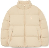 MLB FW23 Boston Red Sox Logo High Collar Puffer Jacket Beige Unisex 3ADJB0336-43BGM MLB FW23 Boston Red Sox Logo High Collar Puffer Jacket Beige Unisex 3ADJB0336-43BGM