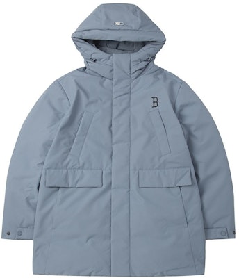 MLB 2023秋冬波士顿红袜男女宽松连帽长款羽绒外套淡蓝色 3ADJB0936-43BLP Shop MLB 2023秋冬波士顿红袜男女宽松连帽长款羽绒外套淡蓝色 3ADJB0936-43BLP