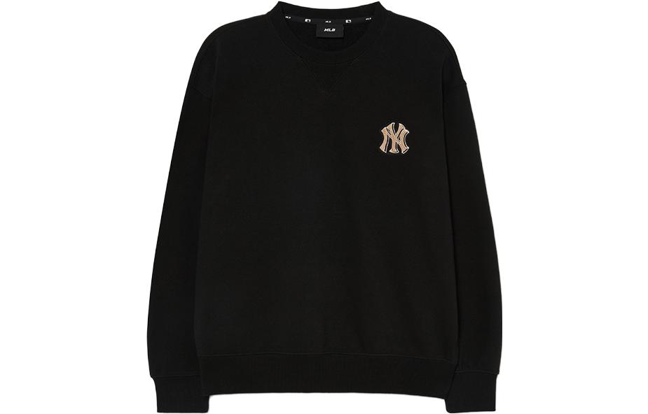 MLB FW23 Logo Embroidered Unisex Black Long Sleeve Sweatshirt 3AMTB1134-50BKS