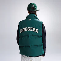 Details for MLB FW23 洛杉磯道奇隊標誌羽絨背心 男女款 綠色 3ADVV0136-07GND