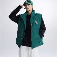 Sizing MLB FW23 洛杉磯道奇隊標誌羽絨背心 男女款 綠色 3ADVV0136-07GND