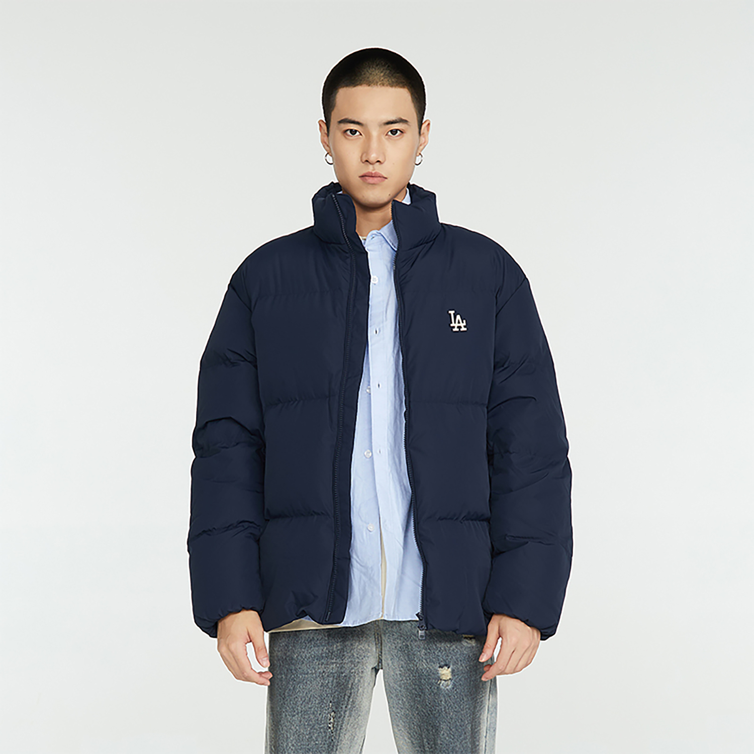 Purchase MLB FW23 ロサンゼルス・ドジャース ネイビーパファージャケット ユニセックス. 3ADJB0336-07NYD