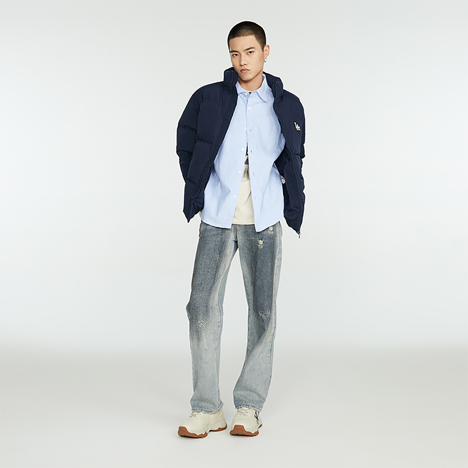 Sizing MLB FW23 ロサンゼルス・ドジャース ネイビーパファージャケット ユニセックス. 3ADJB0336-07NYD