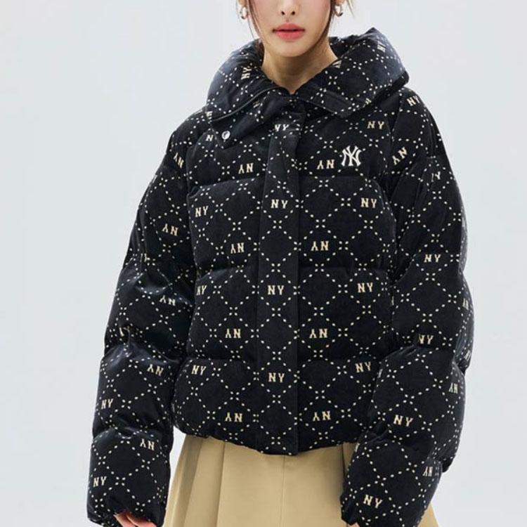 Details for Chaqueta Acolchada Unisex MLB FW23 Monograma Estampado Completo Negra. 3FDJM0136-50BKS