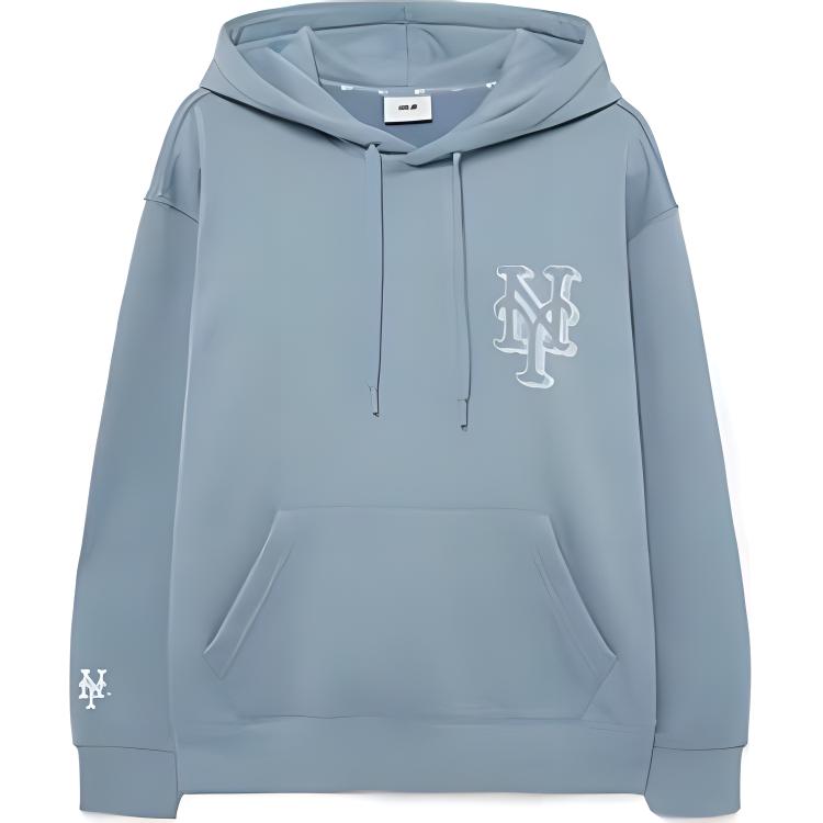 MLB FW23 New York Mets 3D Logo Hoodie Unisex Blue 3AHDB0336-09BLL